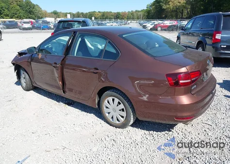 2016 Volkswagen Jetta 1.4T S from USA, damaged, VIN 3VW267AJ2GM389140